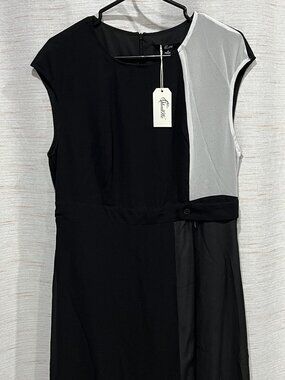 Women's Black & White XL Dress New With Tags Shall We (108)